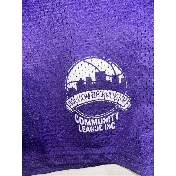 Welcome to Ruckers community league basketball purple shorts Sz XXL - Picture 2 of 5